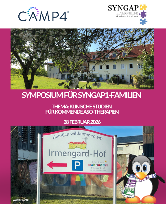 SYNGAP1 Symposium Klinische Studien für ASOs